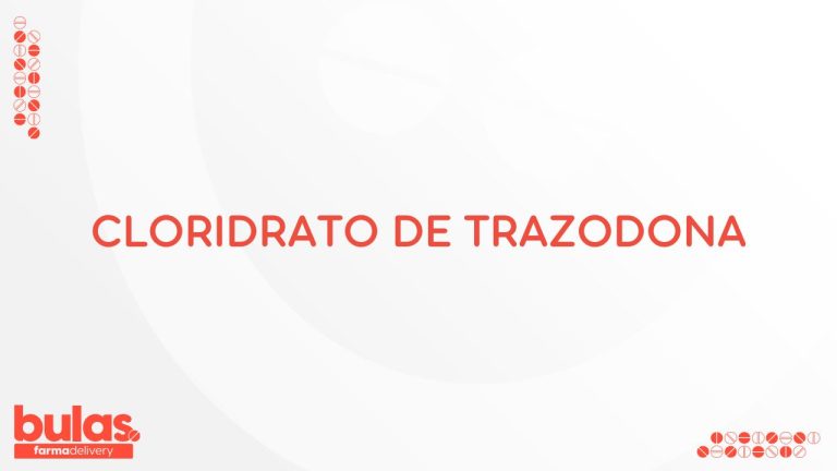 BULA CLORIDRATO DE TRAZODONA