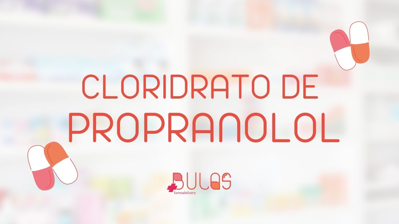 bula cloridrato de propranolol