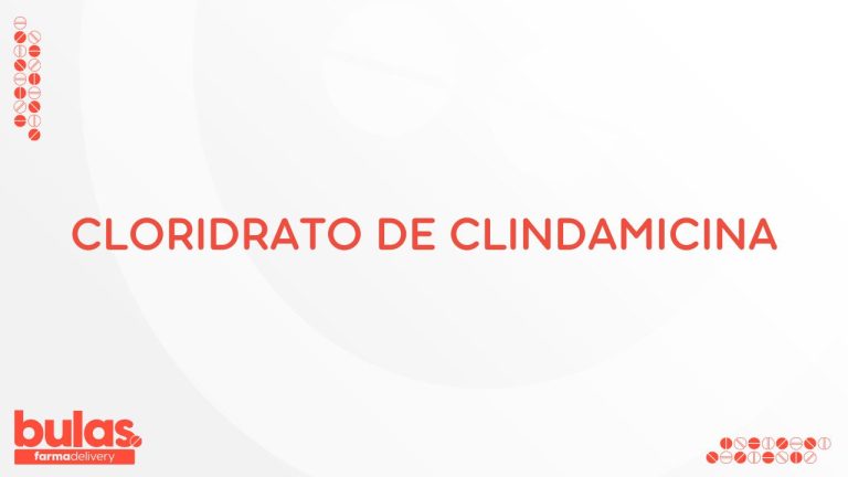 BULA CLORIDRATO DE CLINDAMICINA