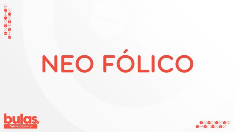 Imagem ilustrativa com o nome do medicamento  Neo Fólico.