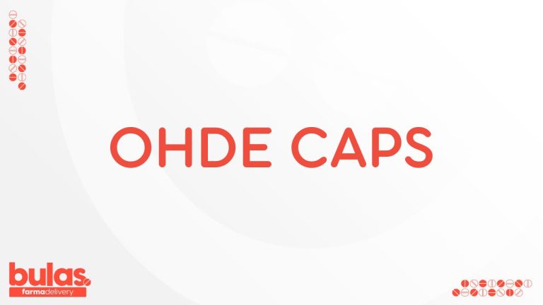 Imagem ilustrativa com o nome do medicamento OHDE Caps.